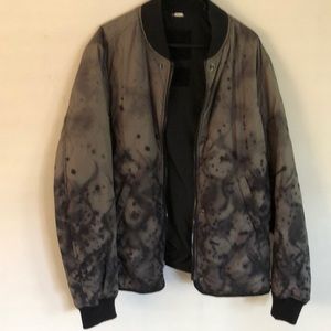 Amazing tie-dye light down bomber